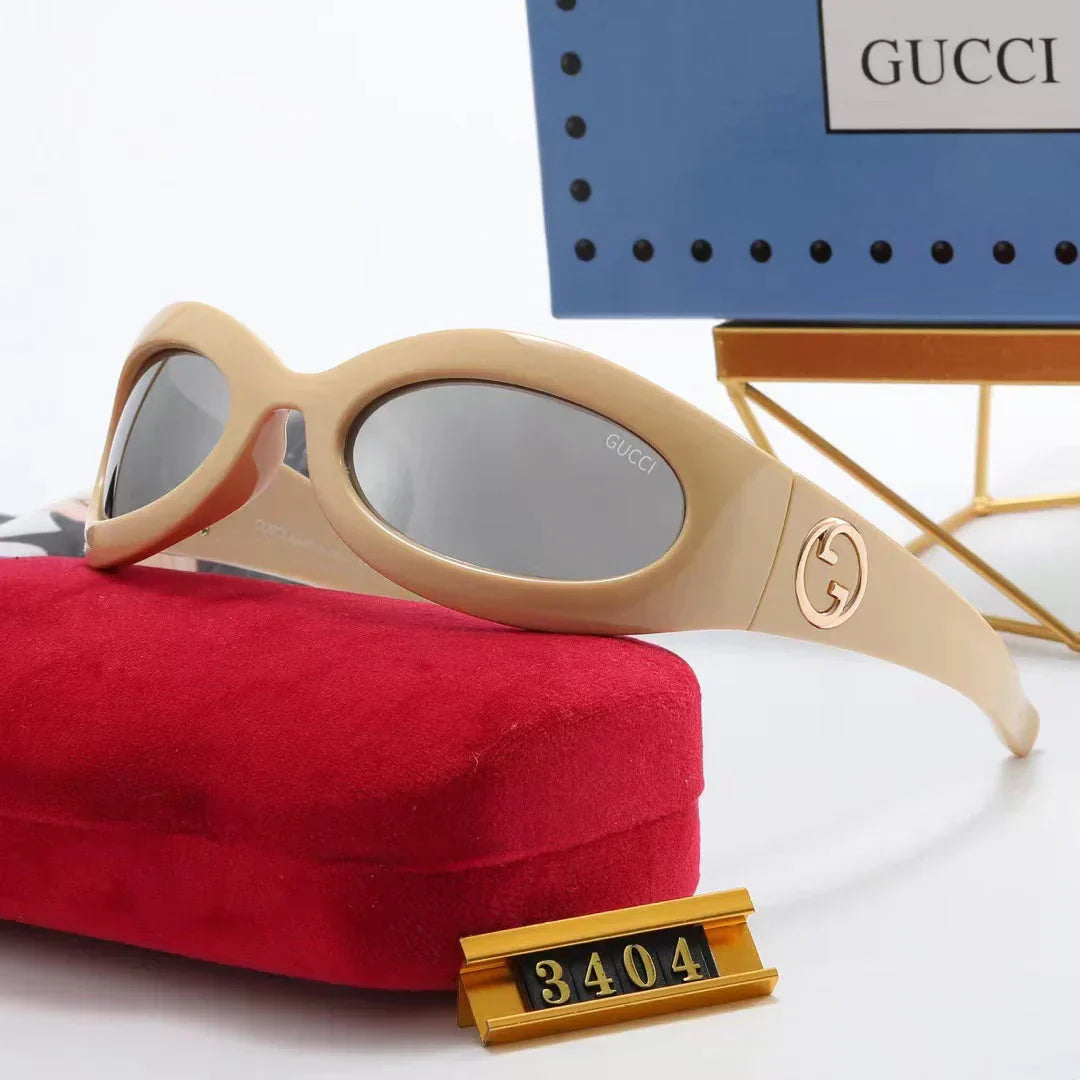 4-color fashion letter polarized sunglasses