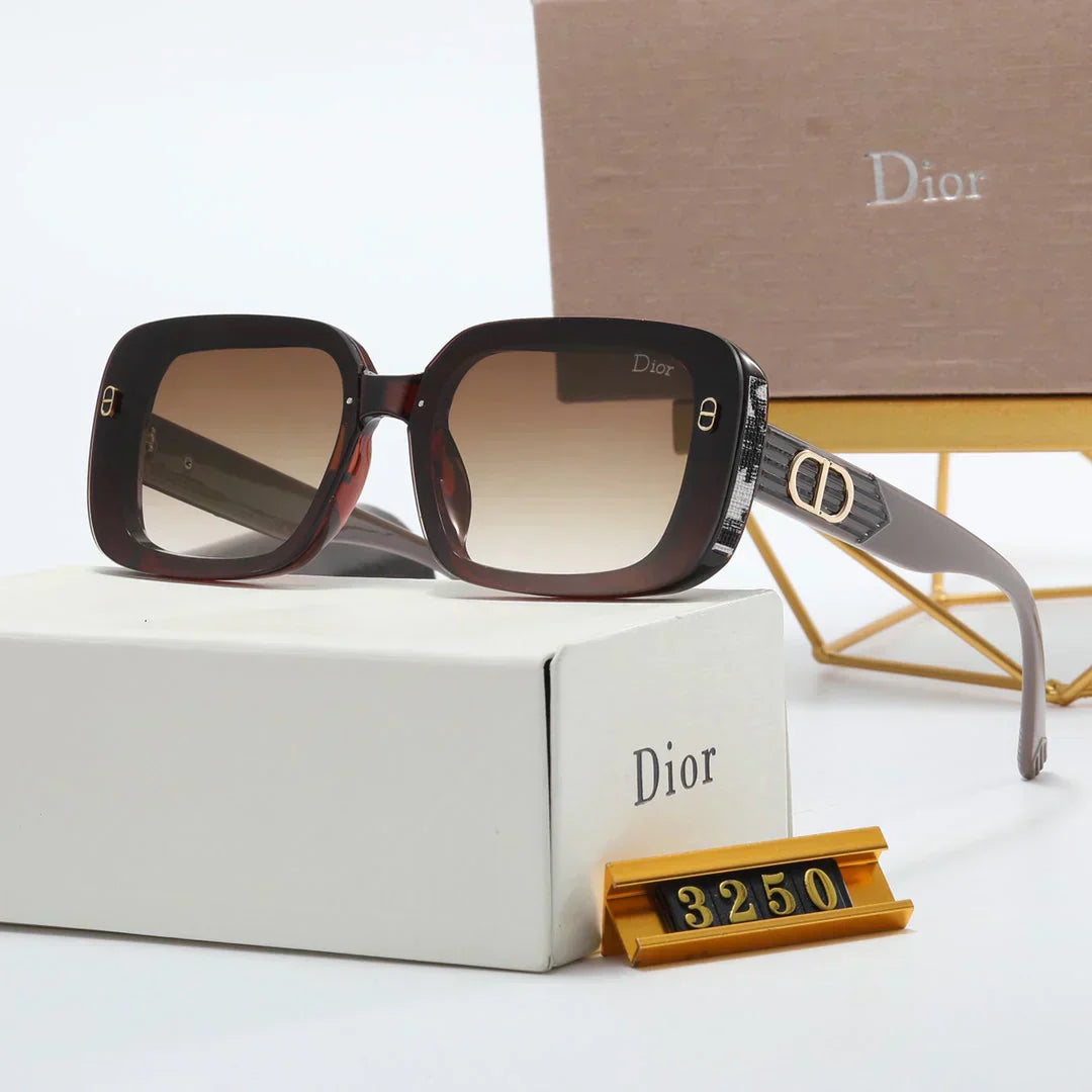 4 colors luxury  double circle lens polarized sunglasses