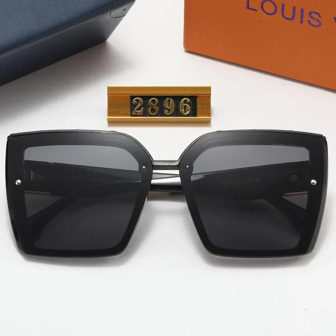 5 colors fashion simple four-leaf clover mirror legs polarized sunglasses