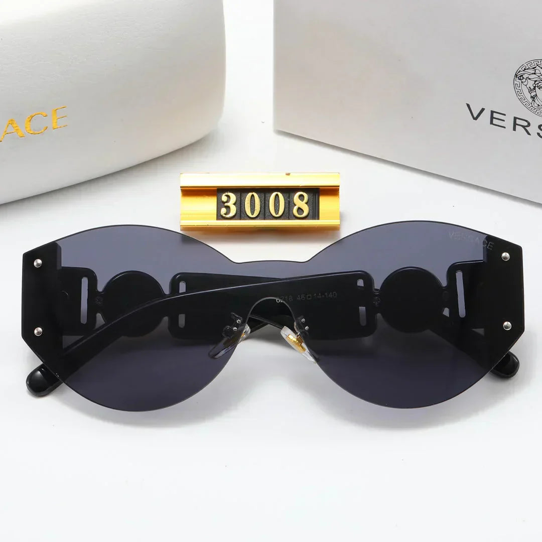 7 Colors Simple Oval One Piece Willow Ding Polarized Sunglasses