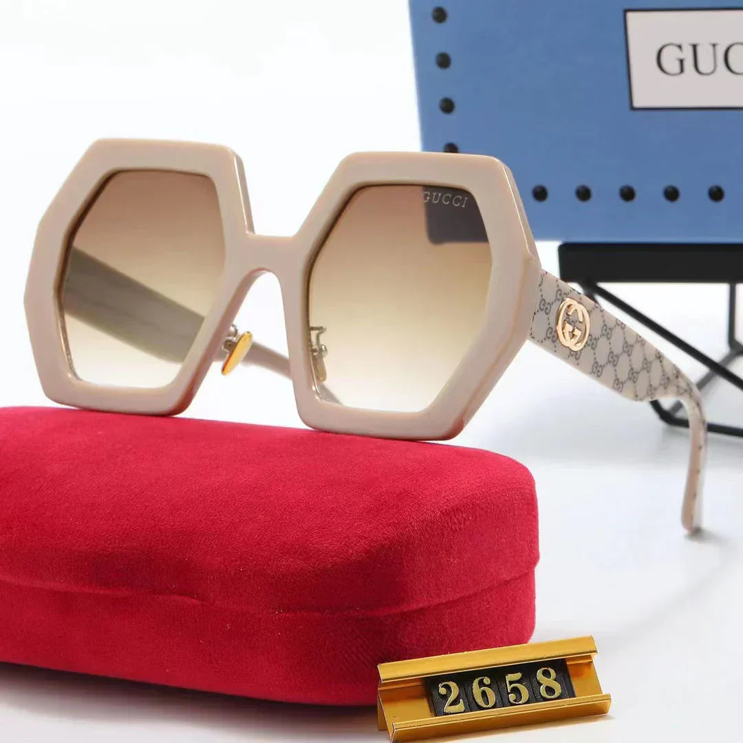 6-color fashion  rhombus frame sunglasses polarizer