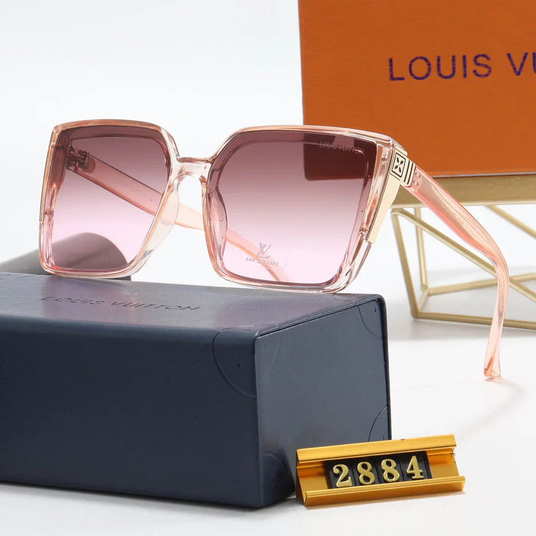 7 colors simple four-leaf stitching legs polarized sunglasses