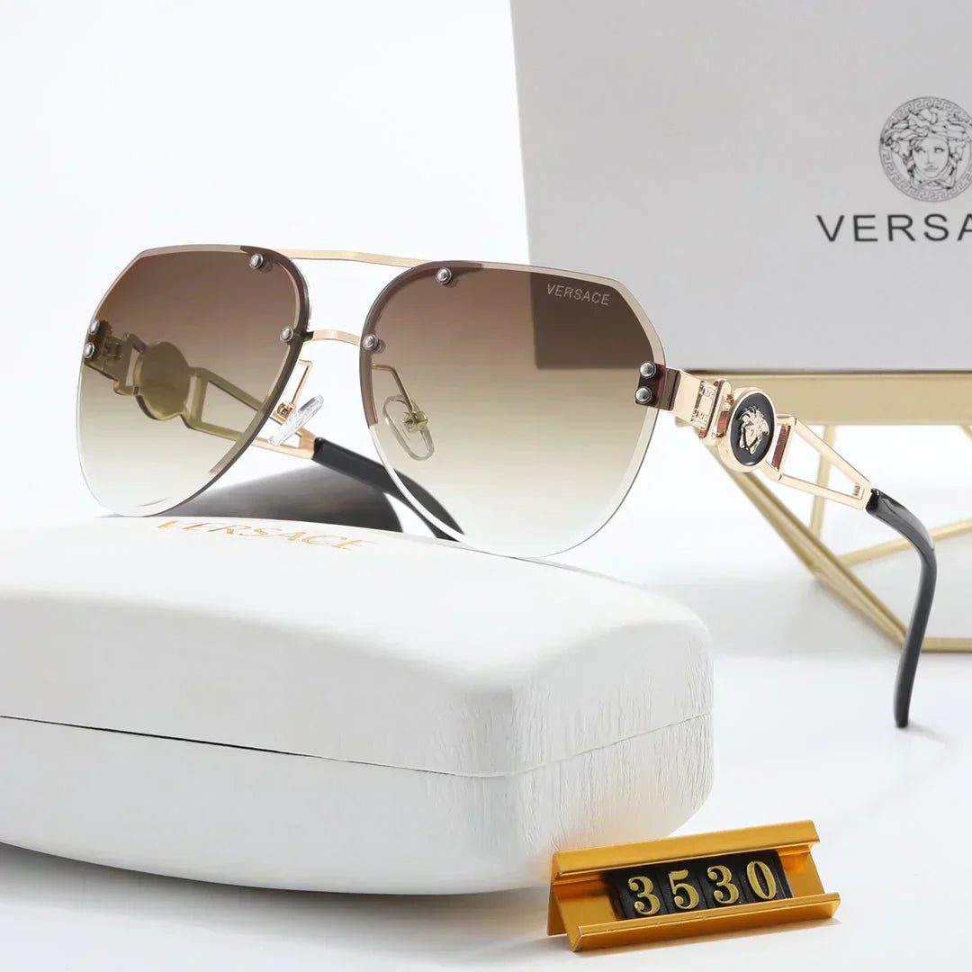 6-color stylish letter sunglasses