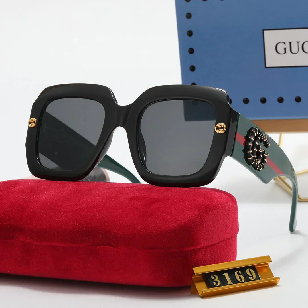 6 color luxury threaded  polarized sunglasses
