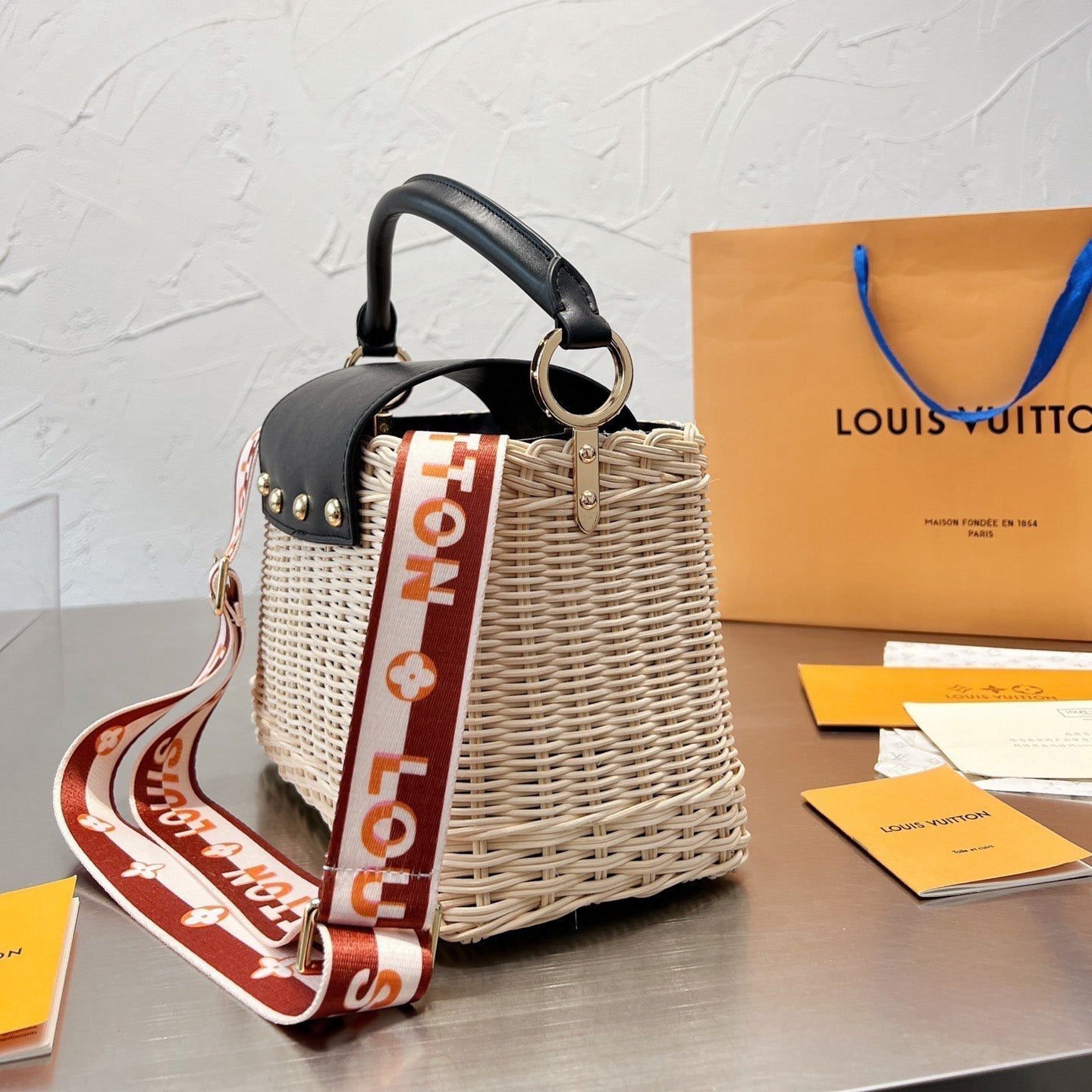 Sun Woven Tote Beach Bag