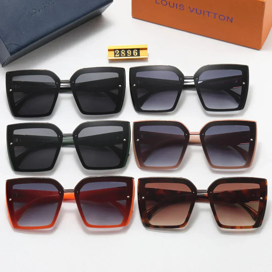 5 colors fashion simple four-leaf clover mirror legs polarized sunglasses