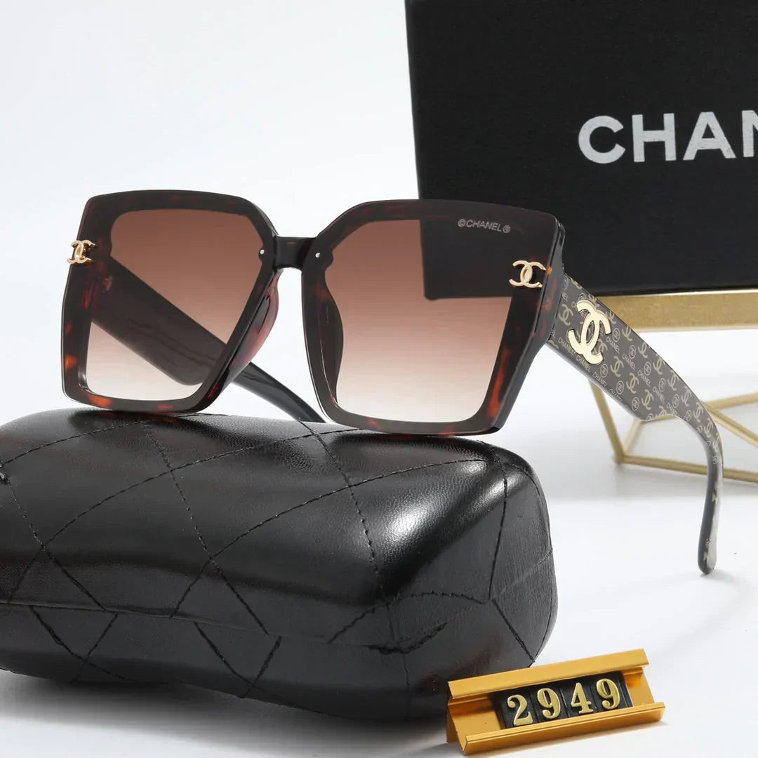 4 color fashion printing temple polarized sunglasses