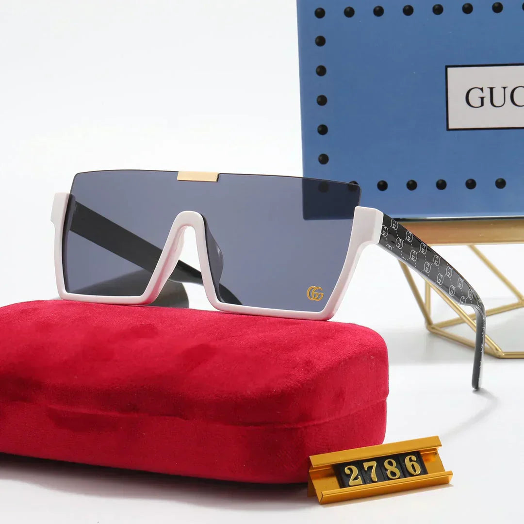 5 Colors One Piece  Printed Polarized Sunglasses