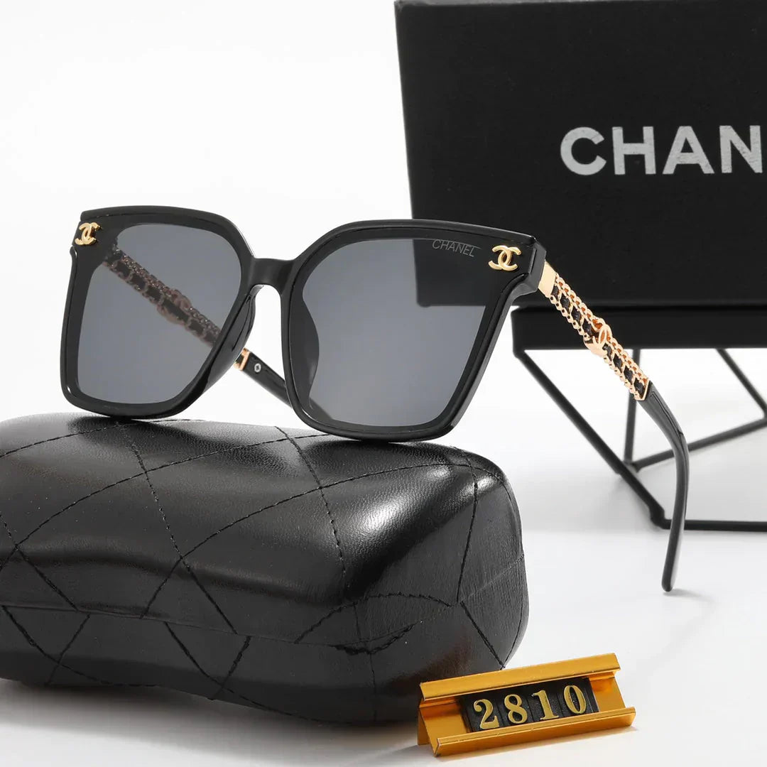 8-Color Fashion  Mirror Temple Polarized Sunglasses