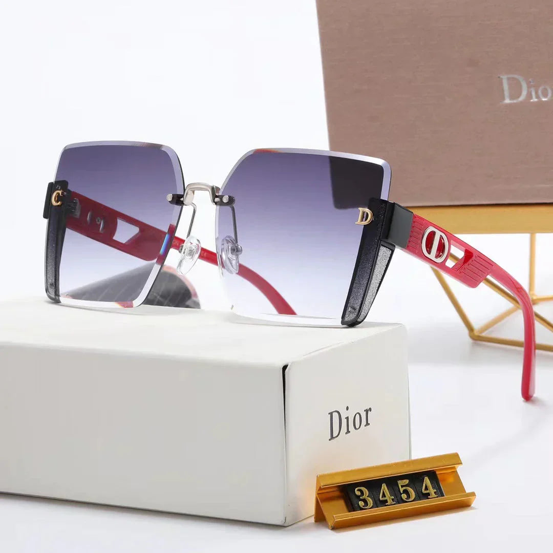 6-color fashion strip hollow temple polarized sunglasses