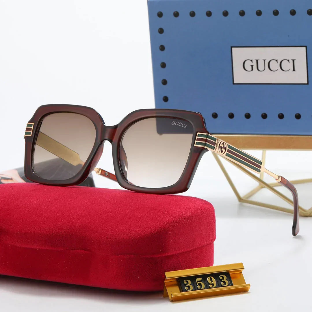 5-color fashion printing stripe polarized sunglasses with temples