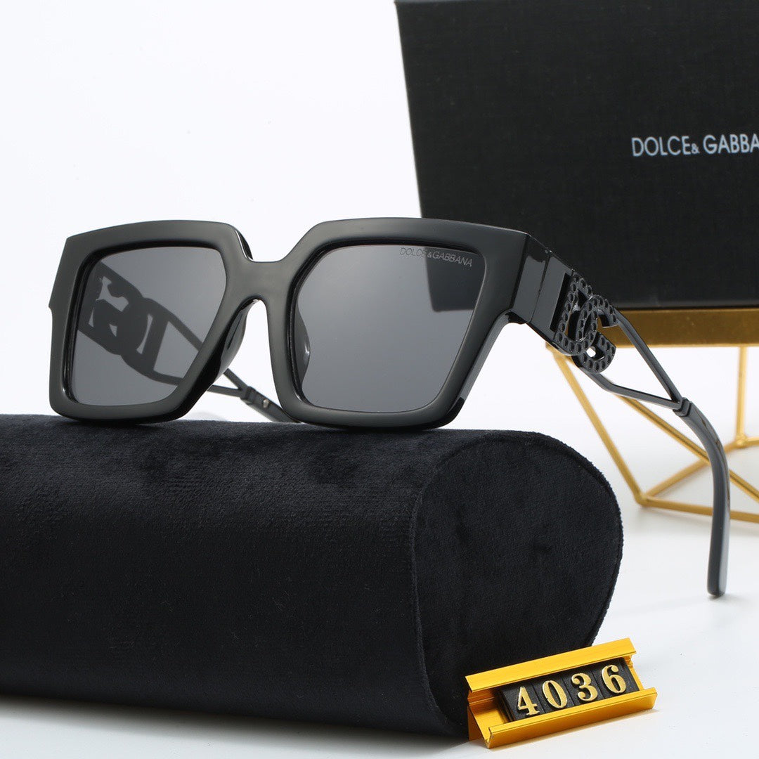 5 Colors Unique Fine Acetate Temple Sunglasses 4036