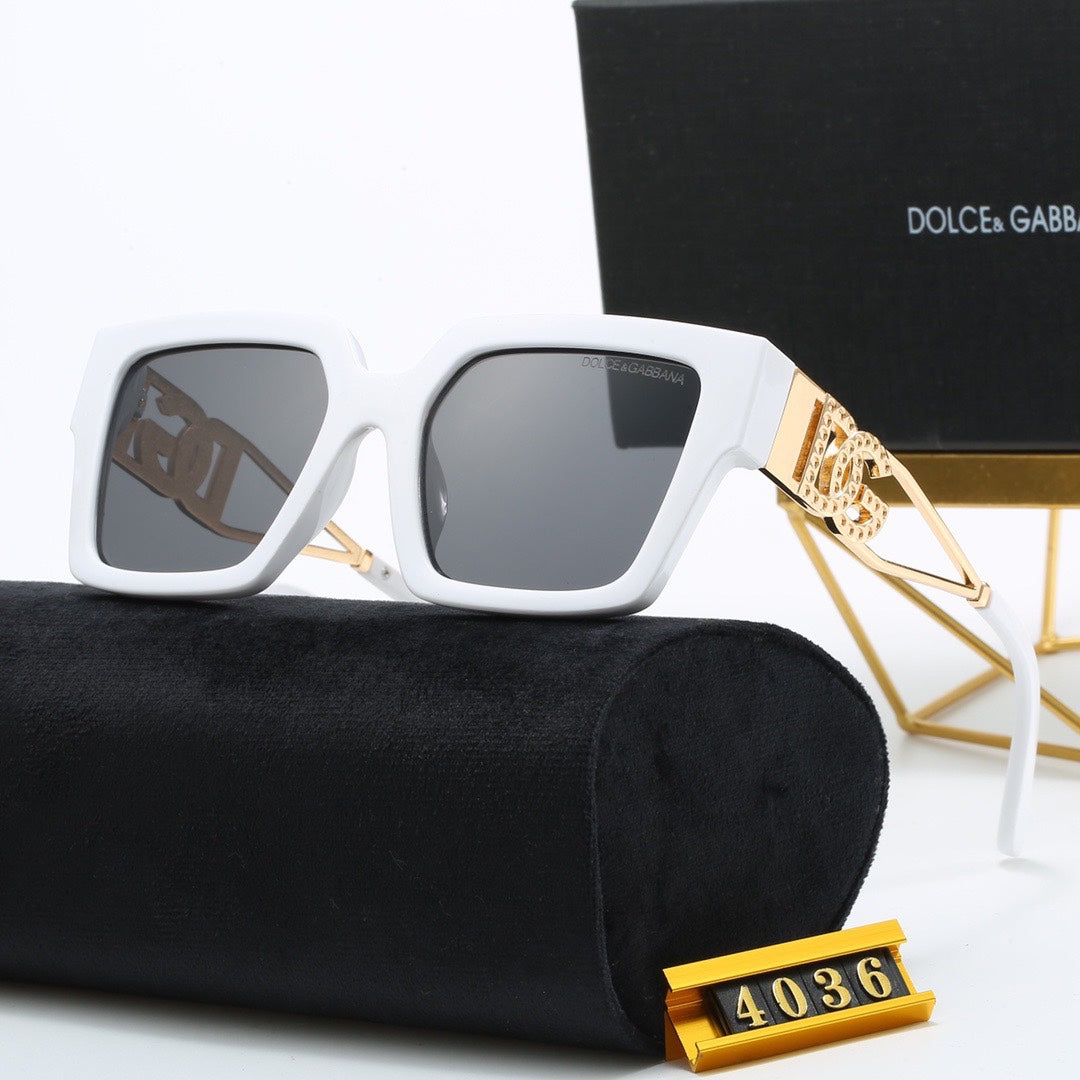 5 Colors Unique Fine Acetate Temple Sunglasses 4036