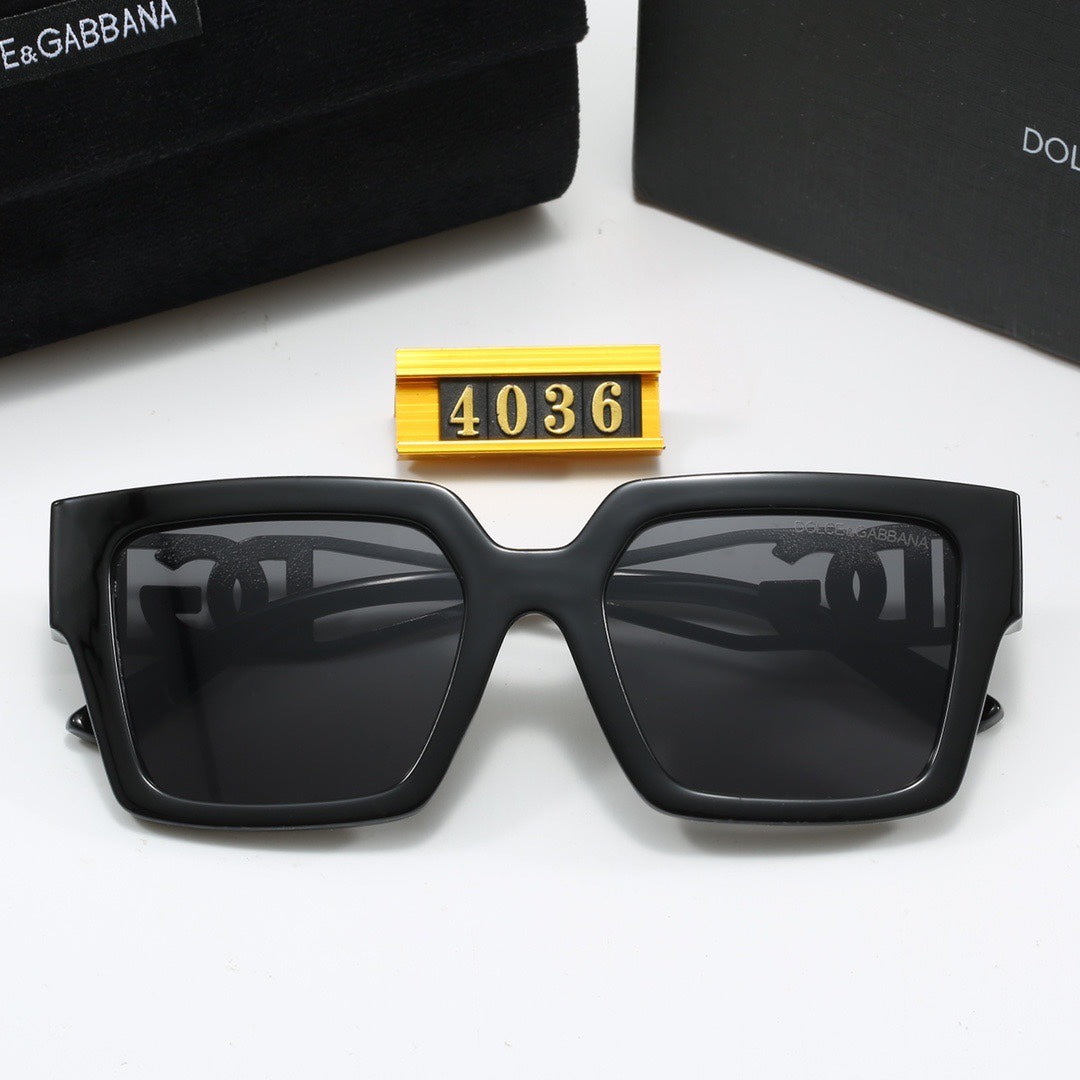 5 Colors Unique Fine Acetate Temple Sunglasses 4036