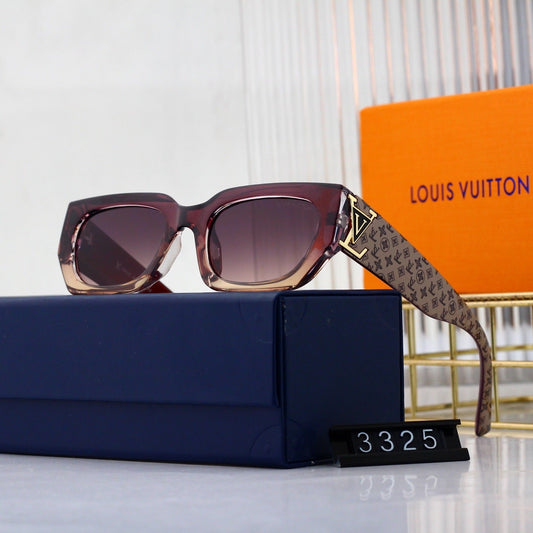 5-color plain lens sunglasses  3325