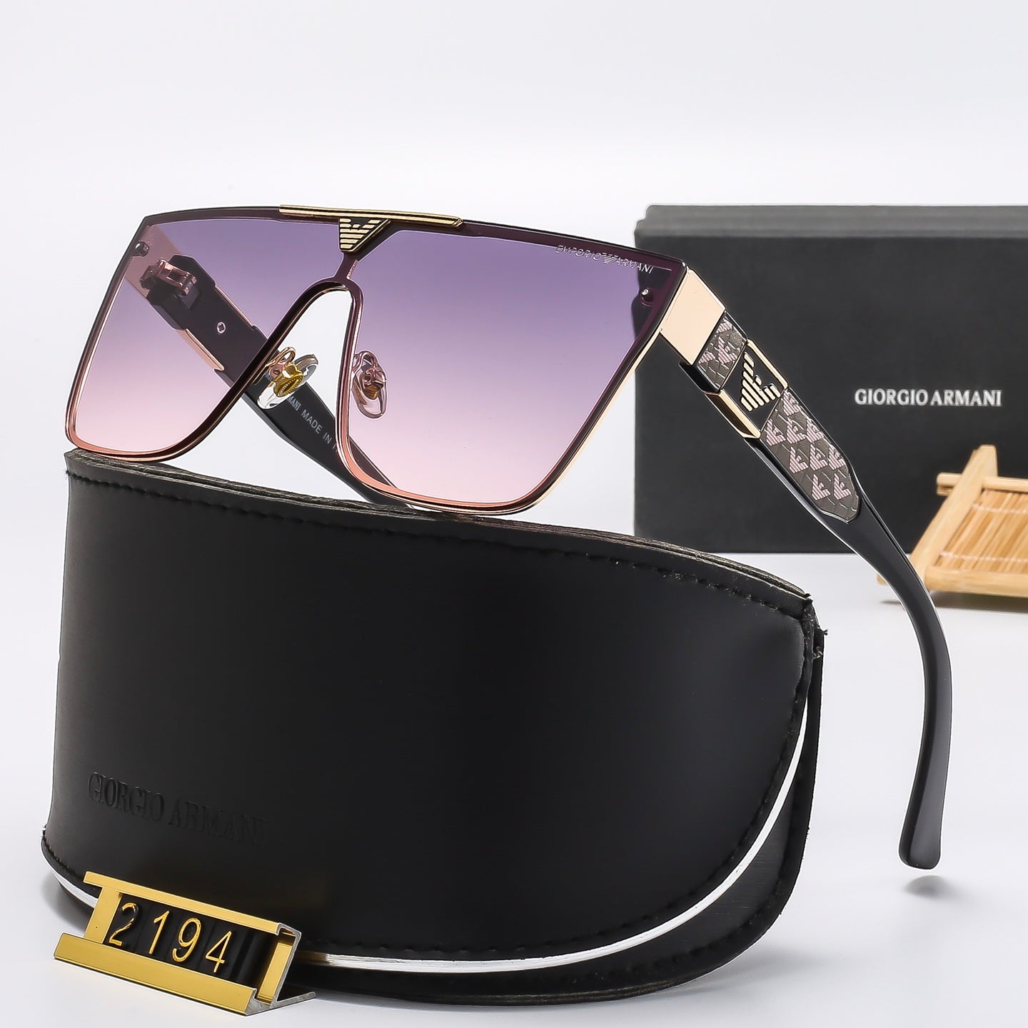 6 Colors Square Frameless Sunglasses 2194