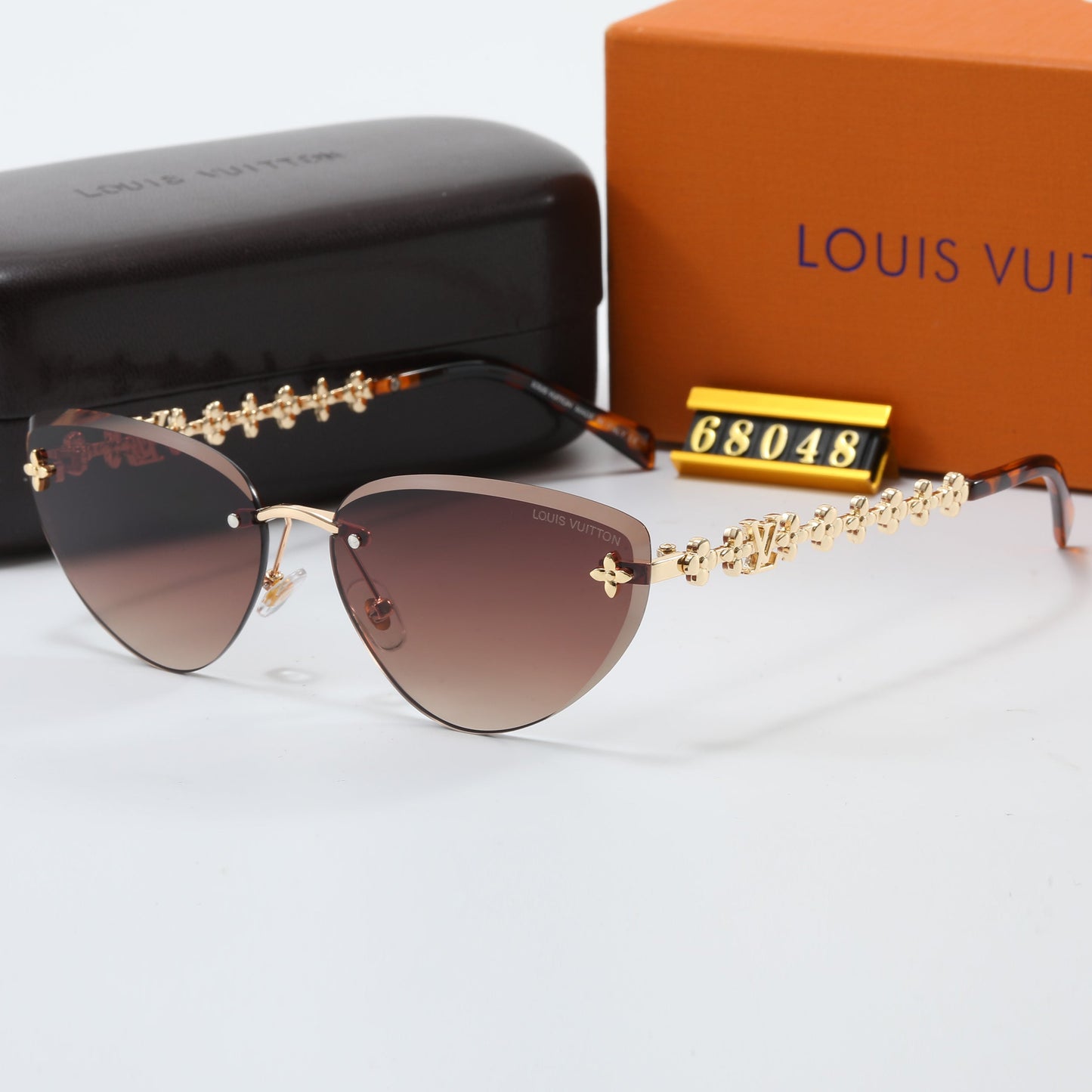 7 colors frameless trendy sunglasses  68048
