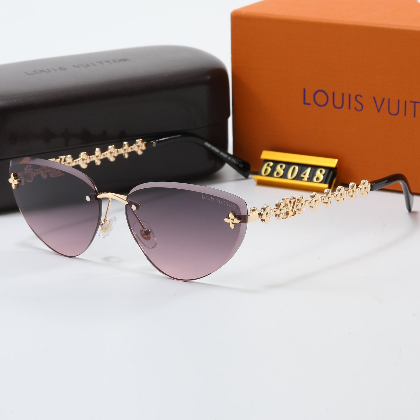 7 colors frameless trendy sunglasses  68048