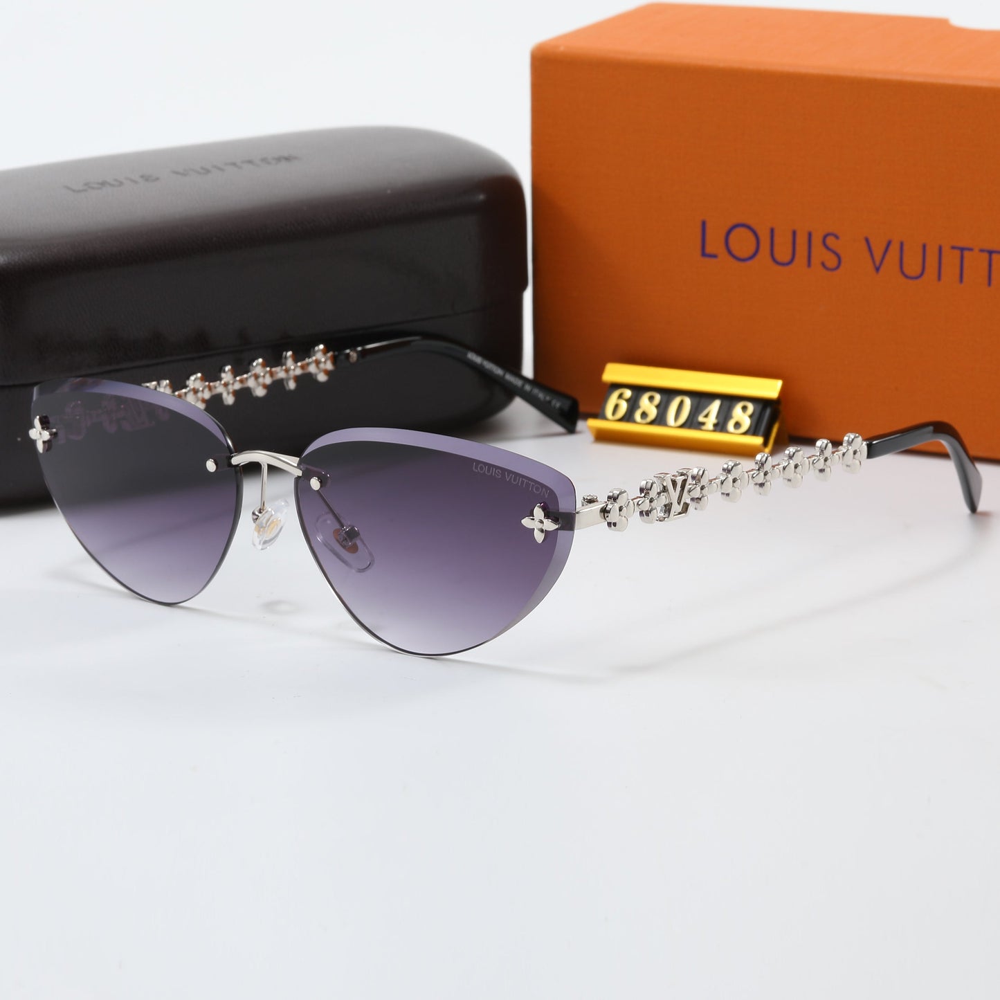 7 colors frameless trendy sunglasses  68048