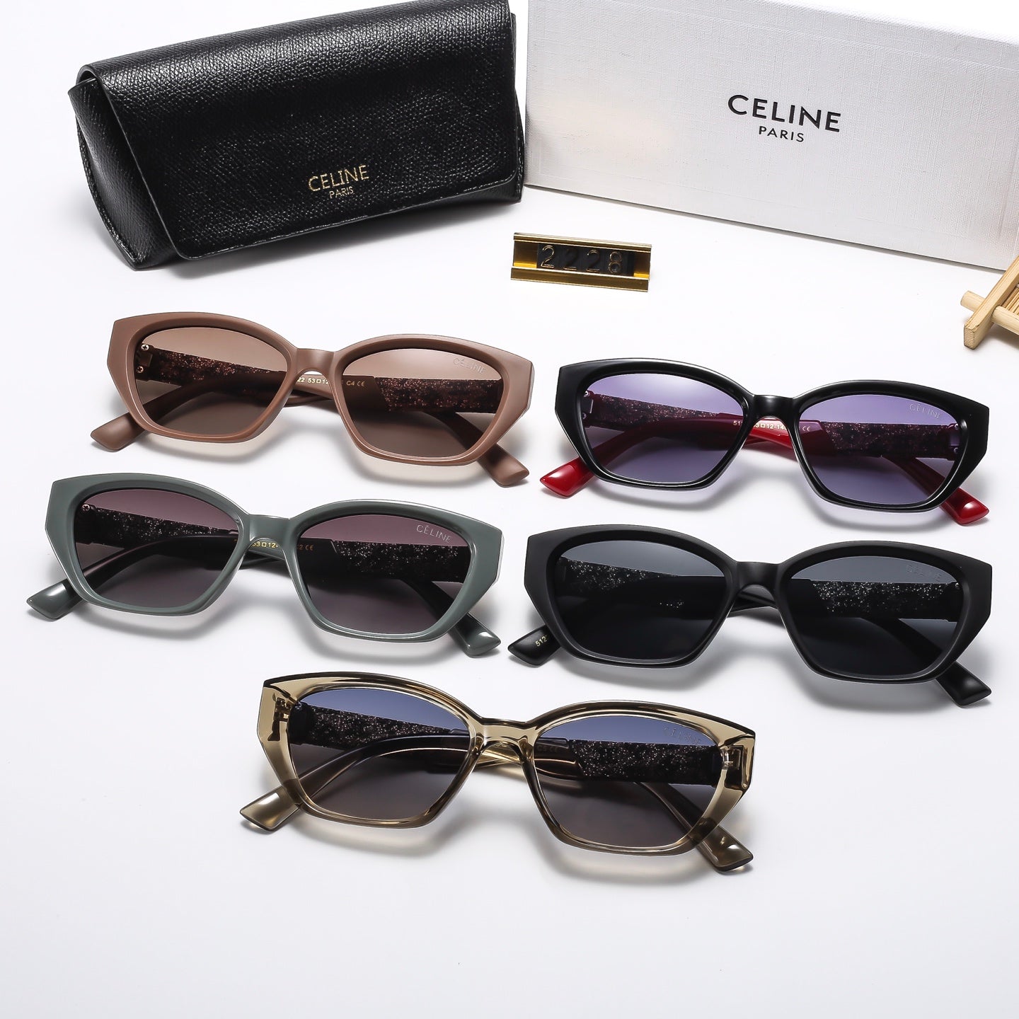 5 colors trendy polarized sunglasses  2228