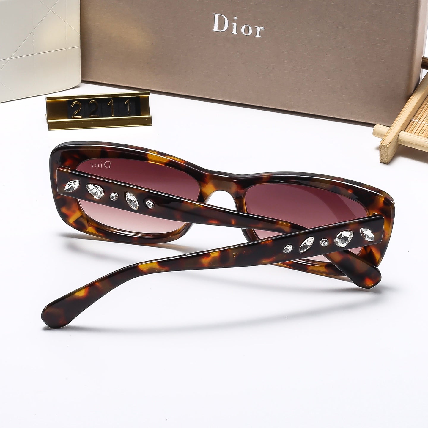 6 colors trendy HD lens sunglasses  2211