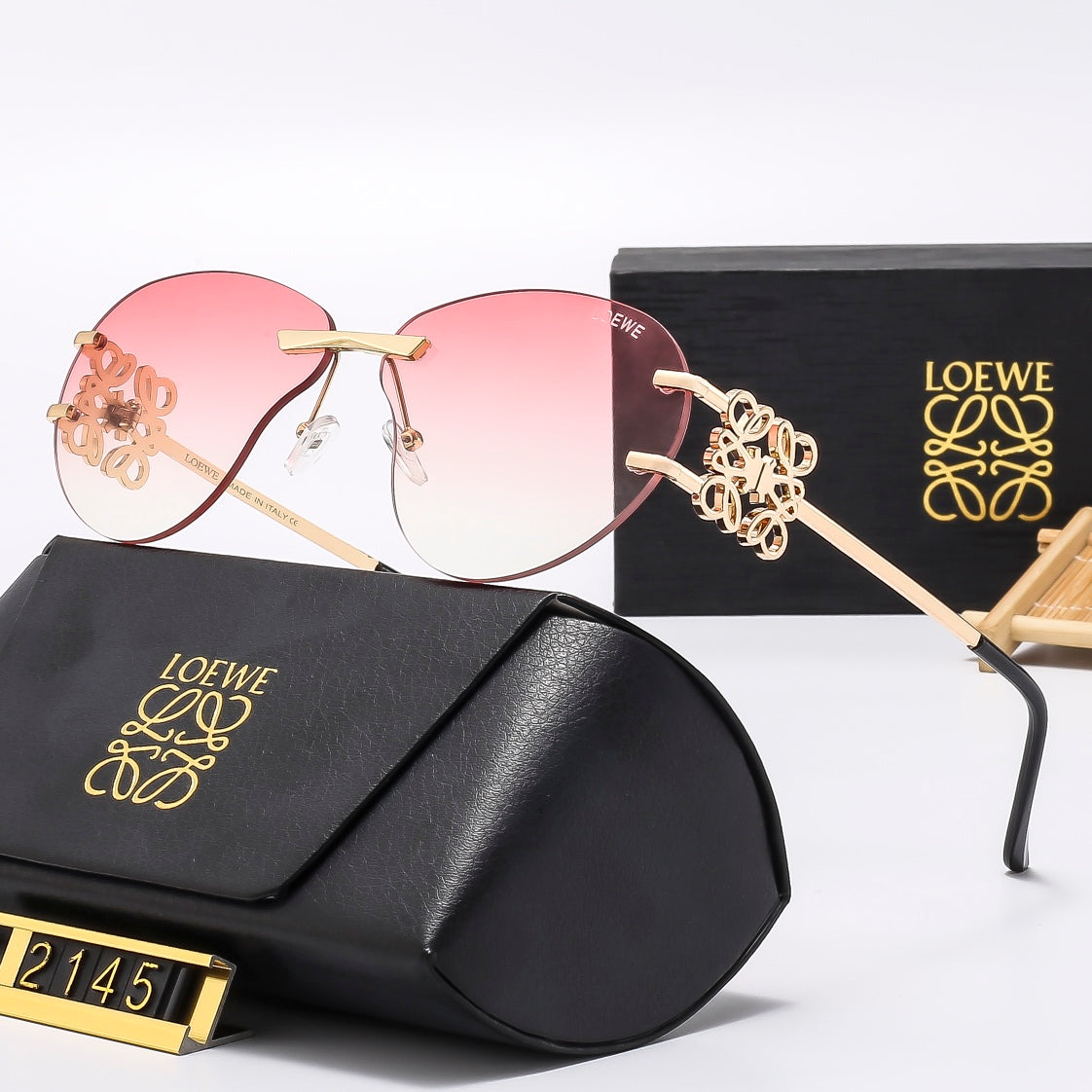 Multicolor trendy plain sunglasses  2145