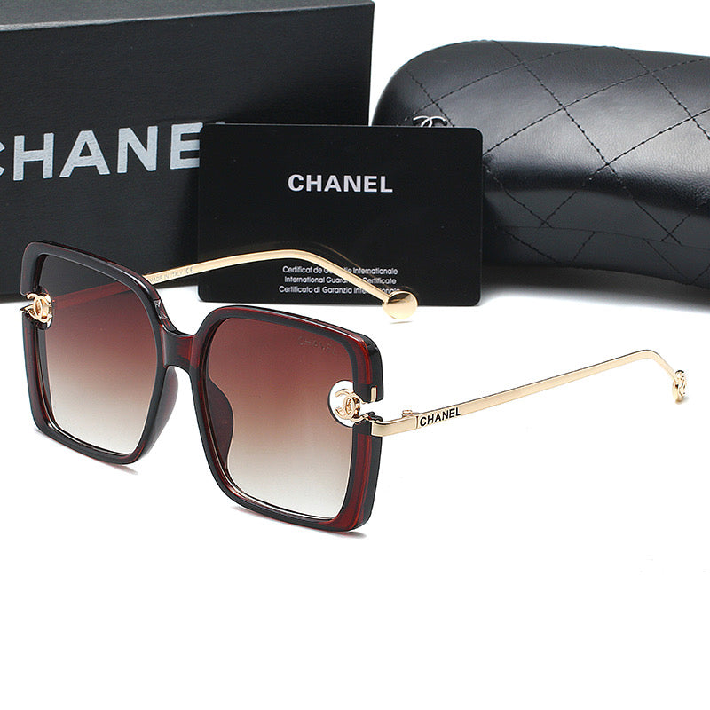 5-color plain sunglasses