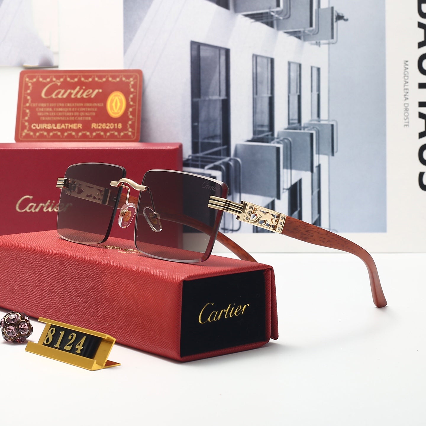5 colors unisex polarized sunglasses 8124
