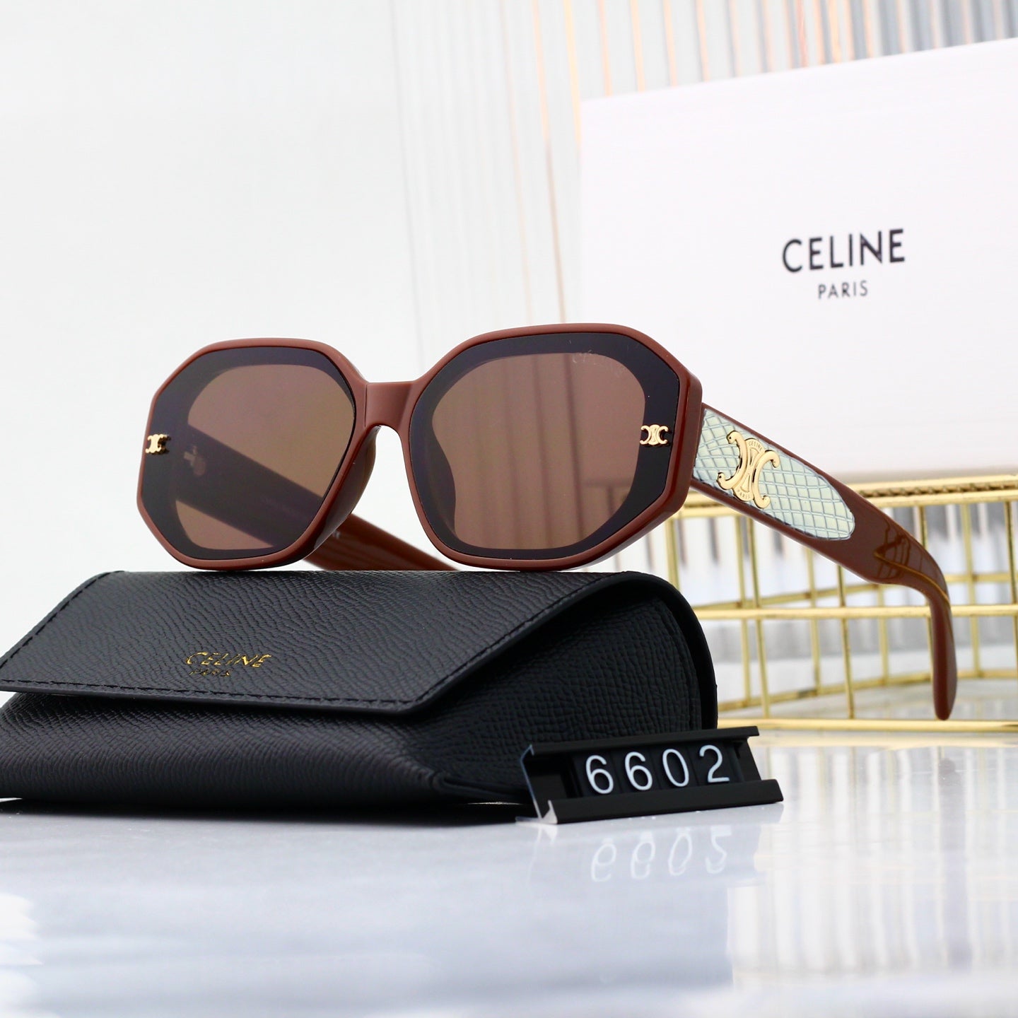 4 colors of trendy sunglasses  6602