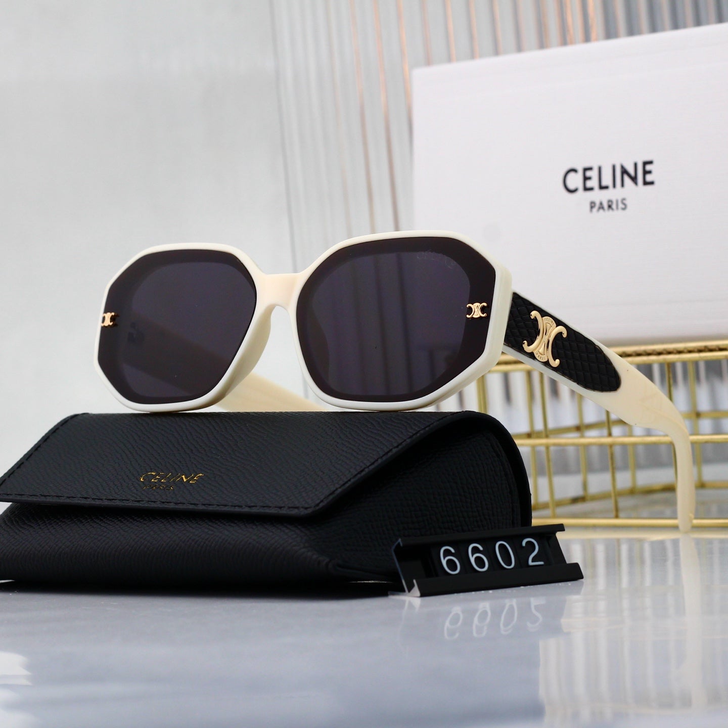 4 colors of trendy sunglasses  6602