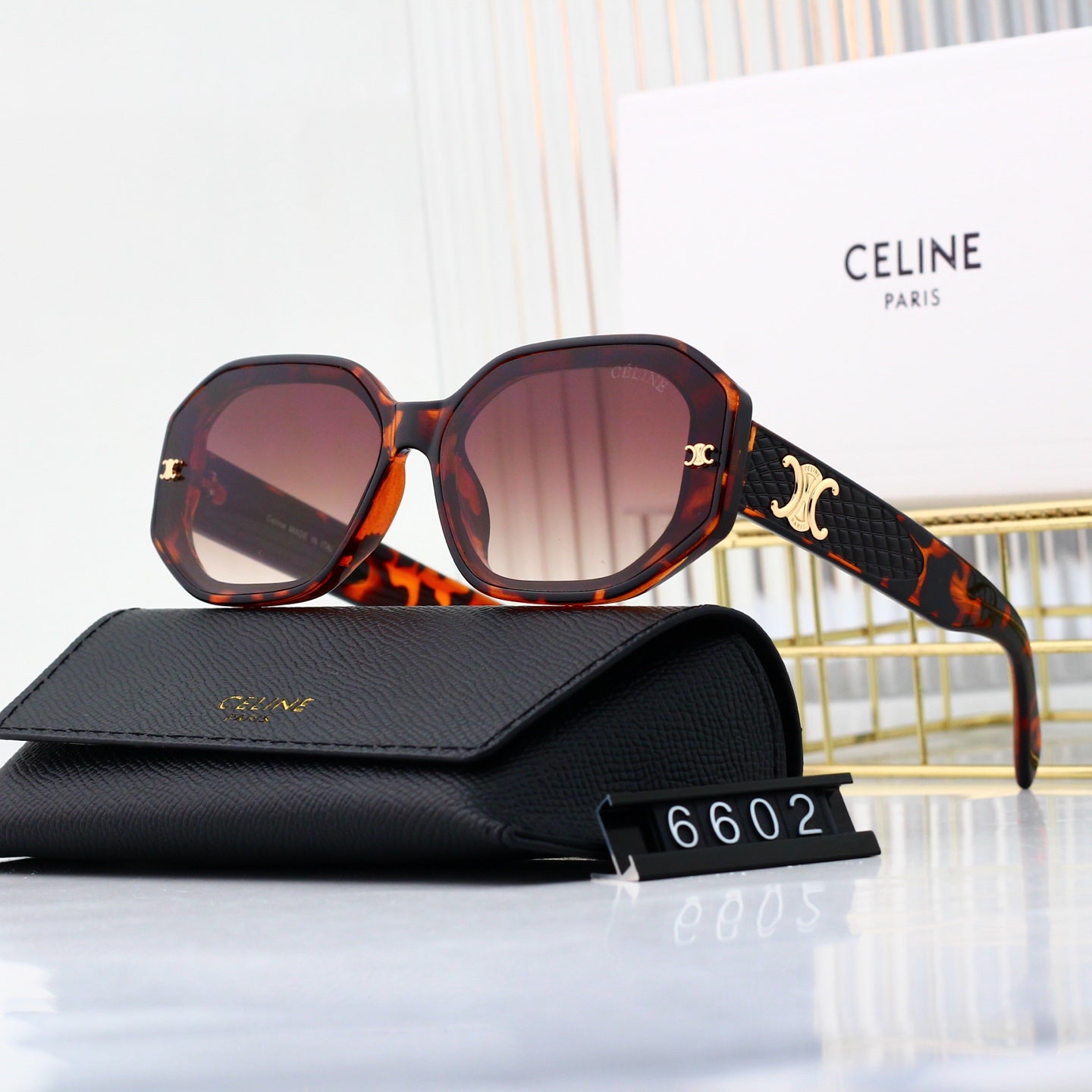 4 colors of trendy sunglasses  6602