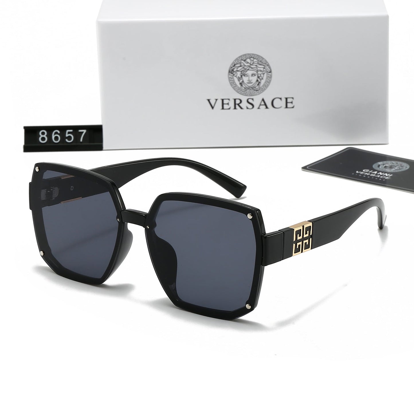 7-color plain sunglasses 8657