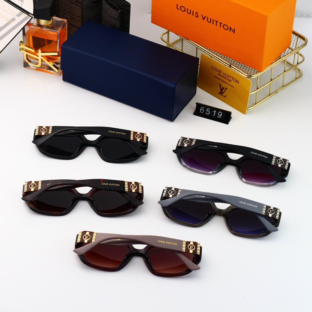 5 colors of trendy high-end sunglasses  6519