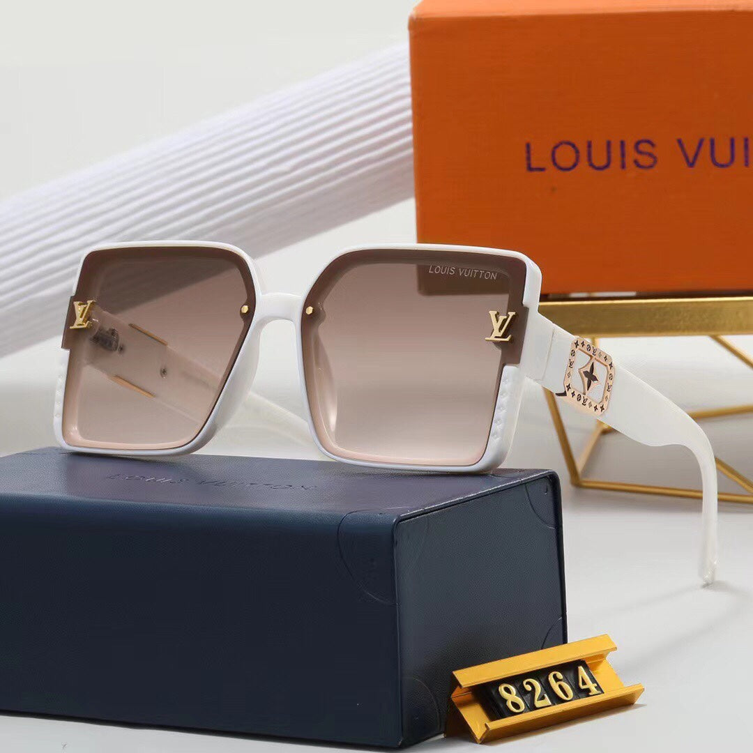 7 colors high-end square frame sunglasses  8264