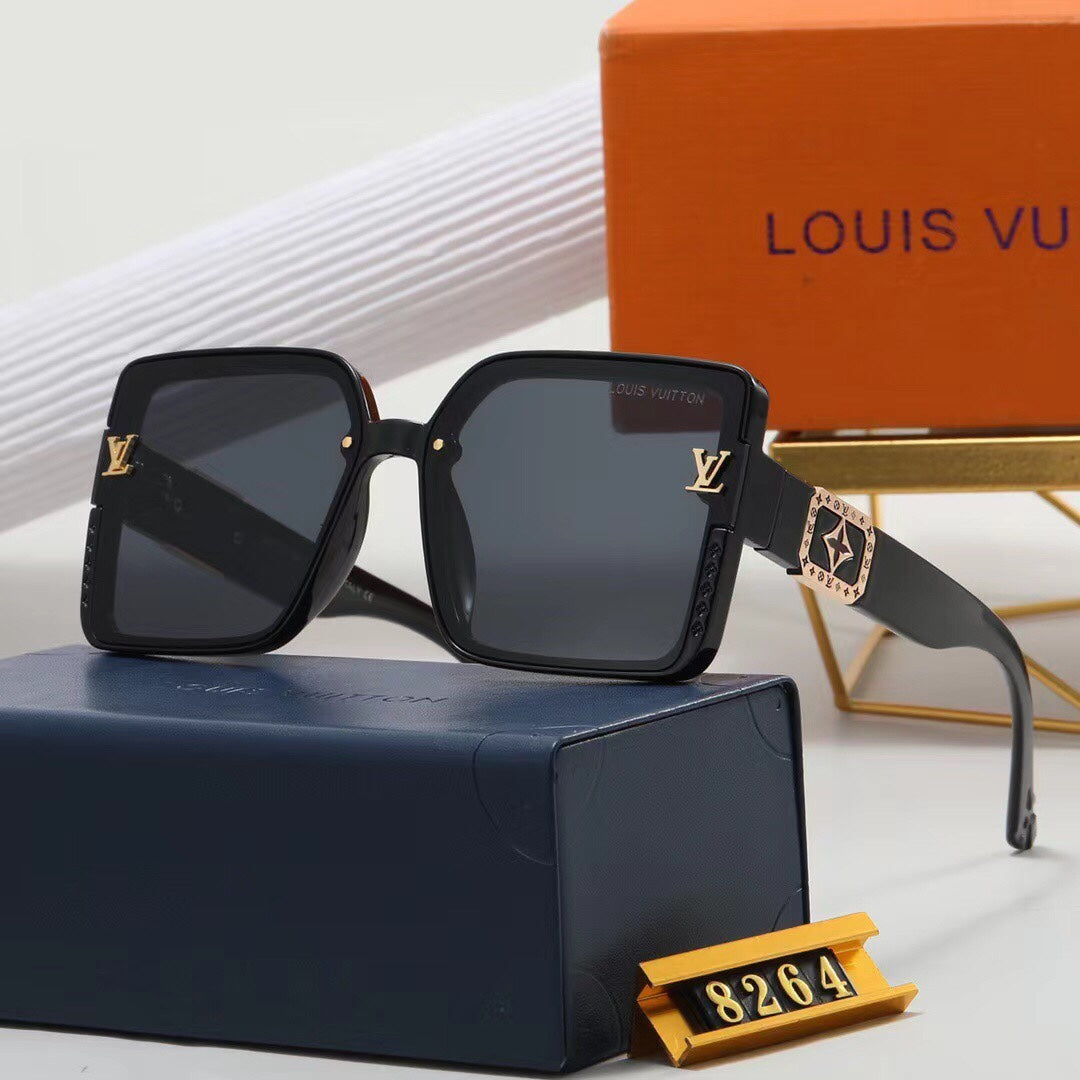 7 colors high-end square frame sunglasses  8264