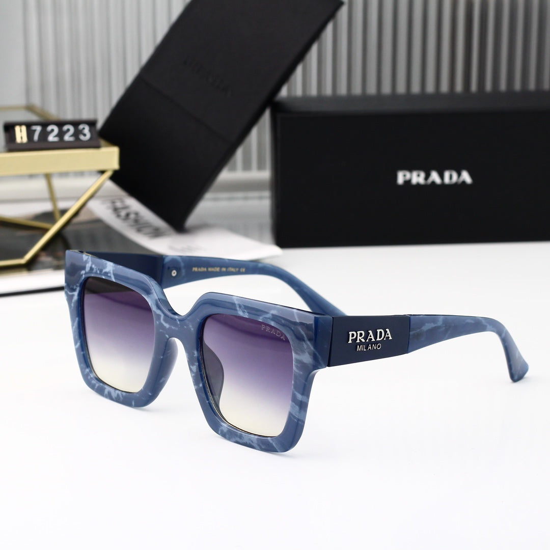 5-color Polaroid nylon HD lenses Full frame sunglasses  7223