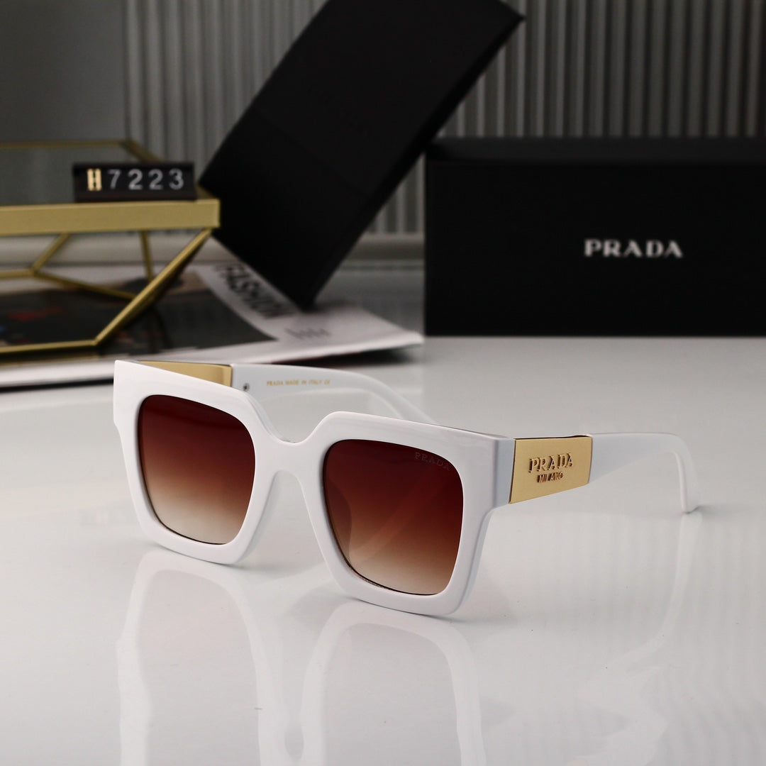 5-color Polaroid nylon HD lenses Full frame sunglasses  7223