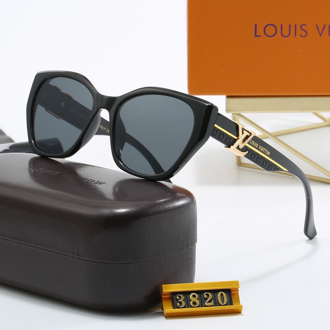 5-color Polaroid nylon HD lenses Full frame sunglasses 3820