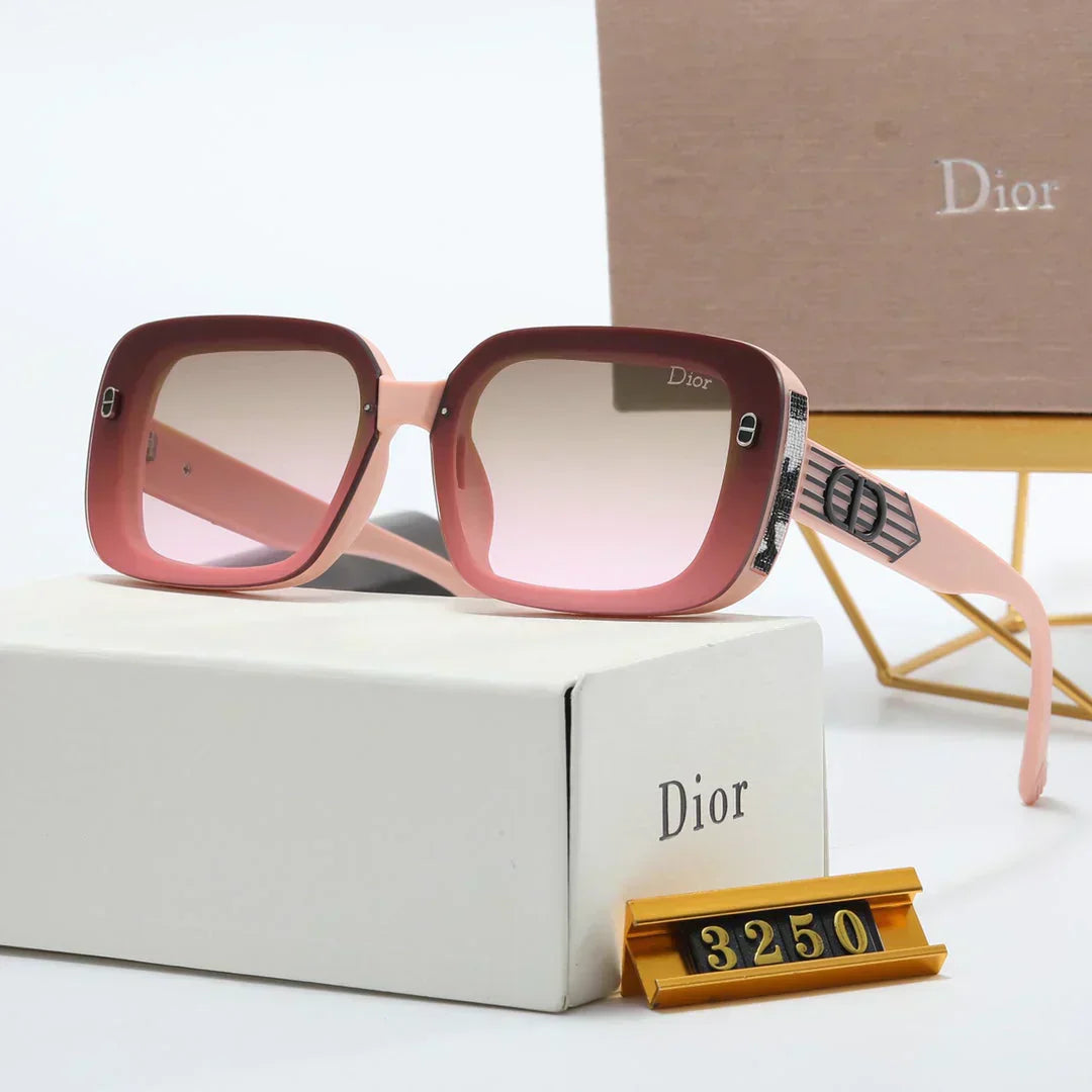 4 colors luxury  double circle lens polarized sunglasses