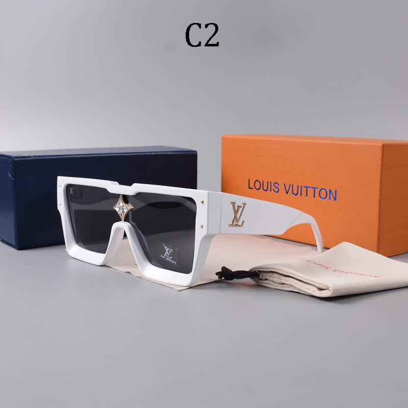 Square frame unisex sunglasses 1486