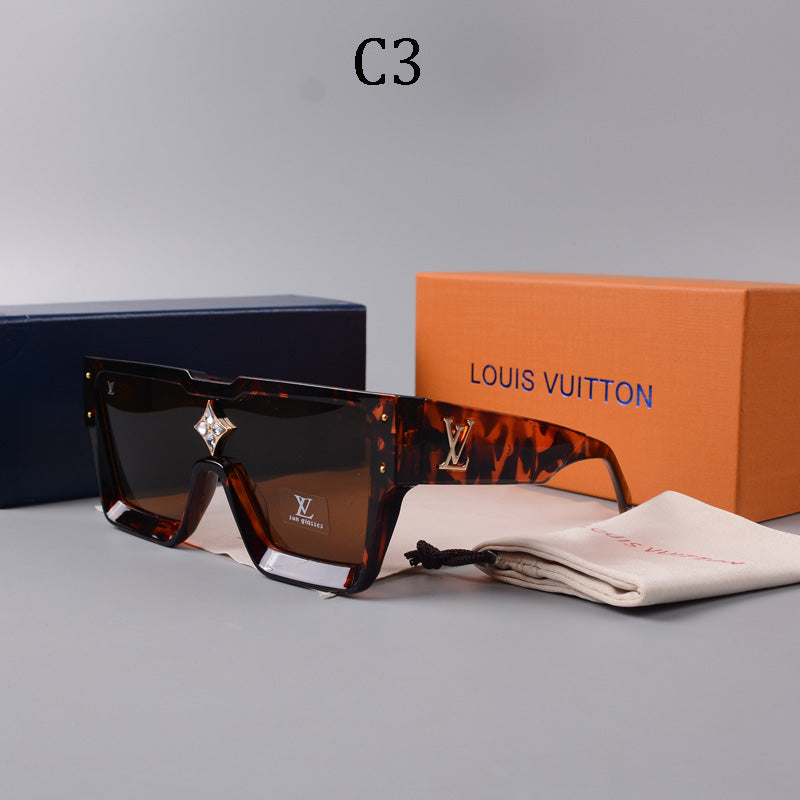 Square frame unisex sunglasses 1486