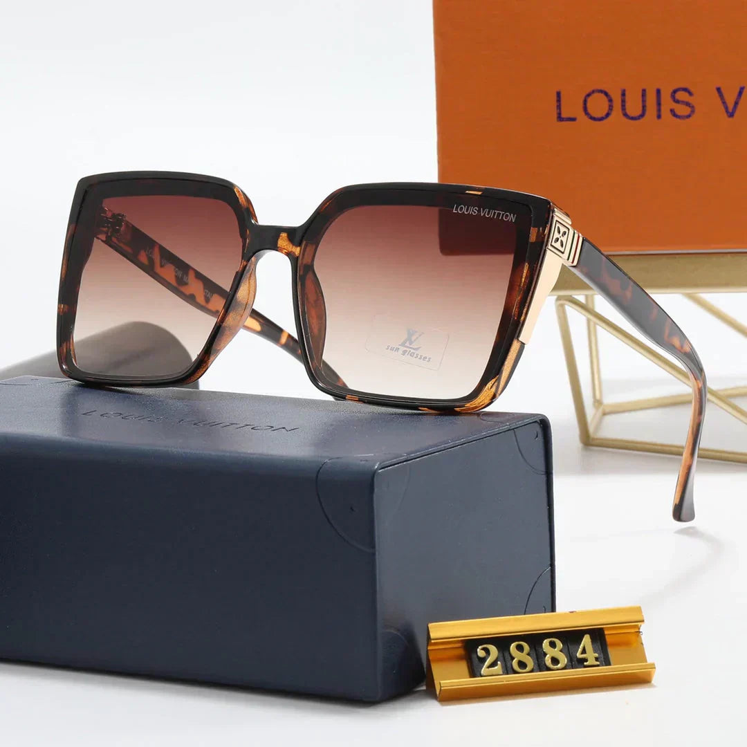 7 colors simple four-leaf stitching legs polarized sunglasses