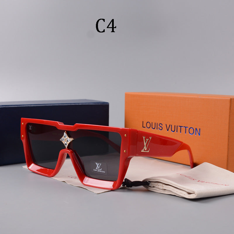 Square frame unisex sunglasses 1486