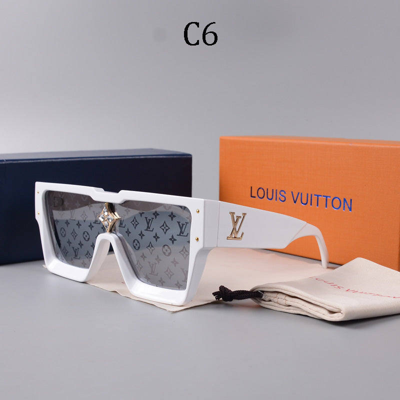 Square frame unisex sunglasses 1486