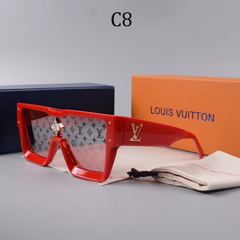 Square frame unisex sunglasses 1486