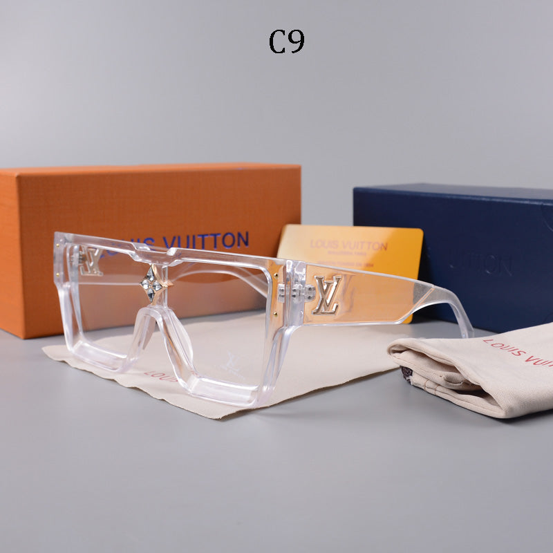 Square frame unisex sunglasses 1486