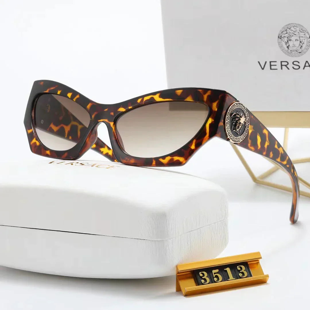 4-color fashion lion head polarized sunglasses