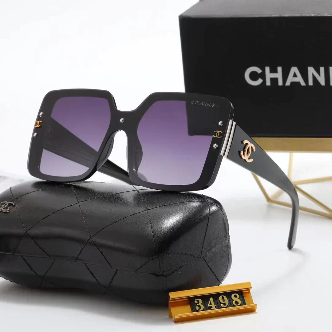 8-color stripe printing temple polarized sunglasses
