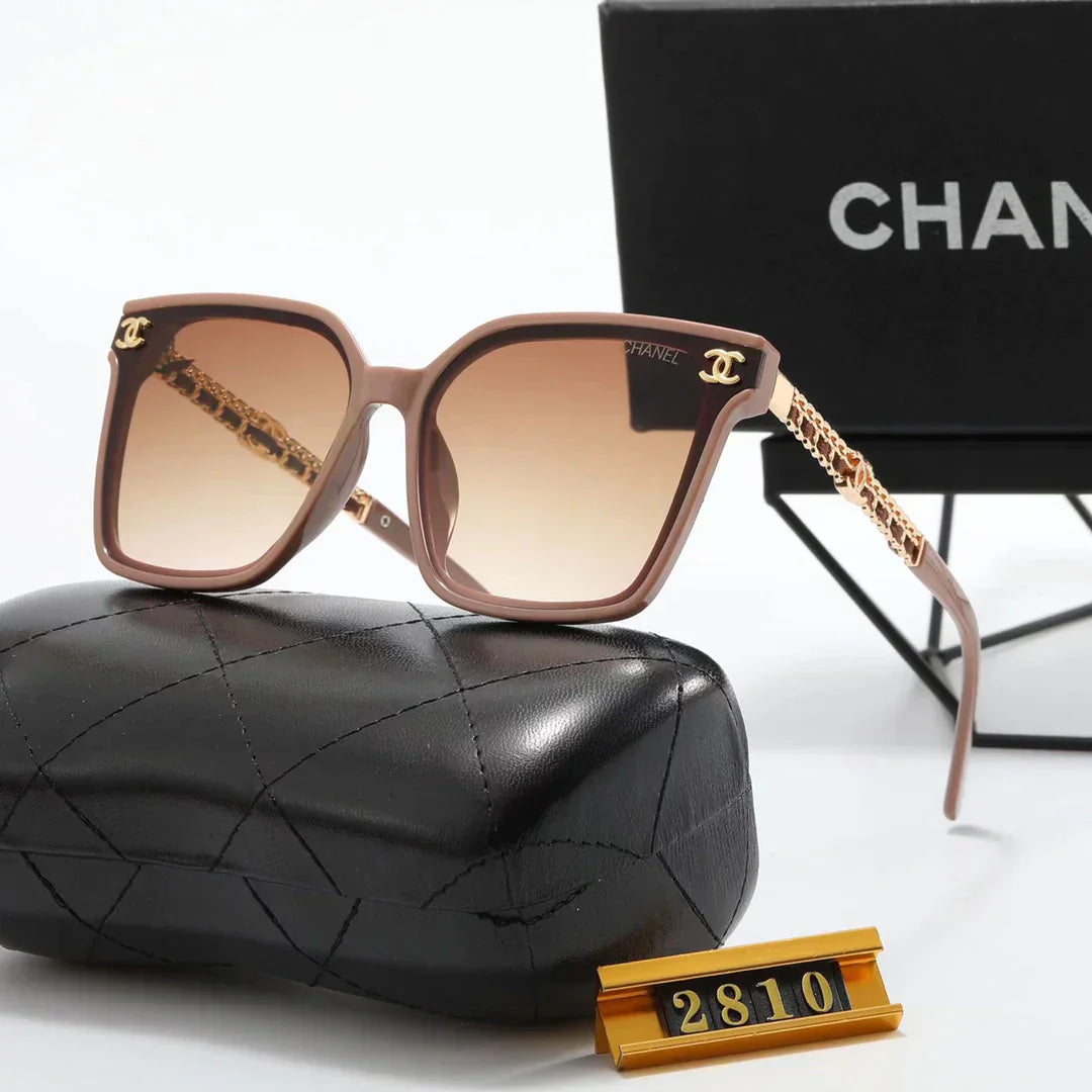 8-Color Fashion  Mirror Temple Polarized Sunglasses