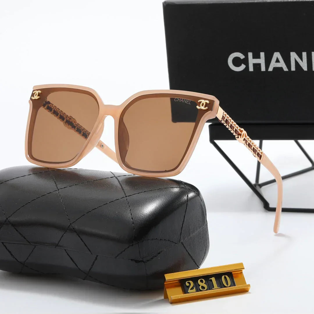 8-Color Fashion  Mirror Temple Polarized Sunglasses
